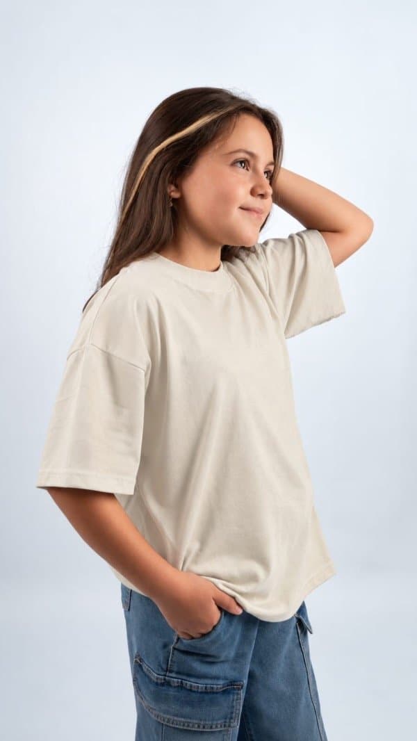 Oversize Niño Beige